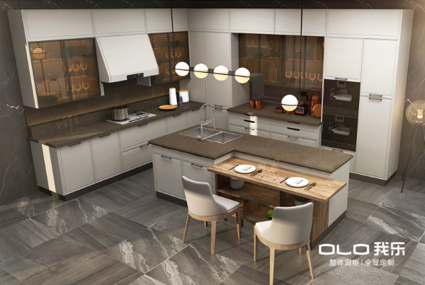 我乐整体橱柜这些暖色调厨房设计，爱了！爱了！