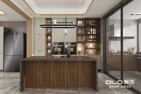 我乐整体橱柜这些暖色调厨房设计，爱了！爱了！