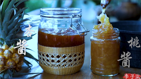 适时而食，李子柒遵循四季规律制作玫瑰酱香菇酱