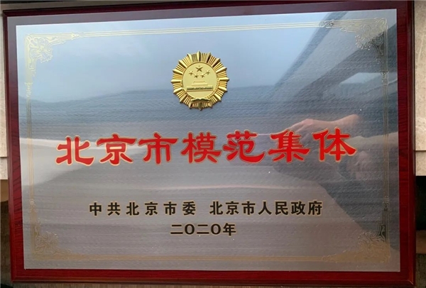 摩范速运荣获2020年“北京市模范集体”称号