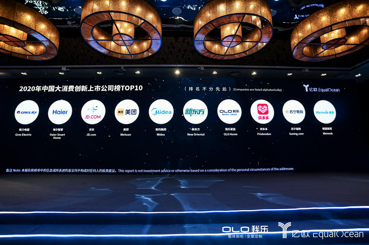  我乐家居上榜“2020中国大消费创新上市公司榜TOP10”