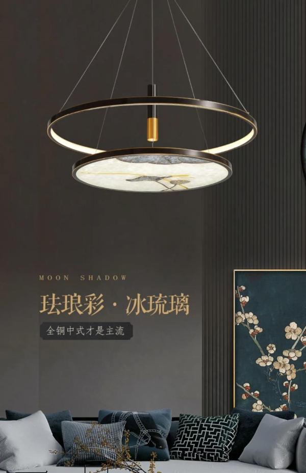  月影家居珐琅彩系列新品推荐，感受中式铜灯的魅力