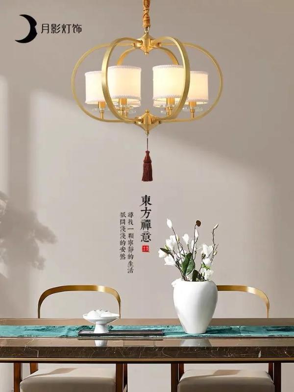 月影灯饰中式铜灯推荐，感受传统东方极致美学