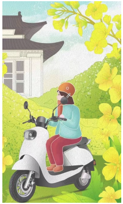 骑上爱玛办年货,过个时尚新潮年!
