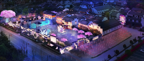 中国首个国漫主题行浸式夜游景区盛大开启