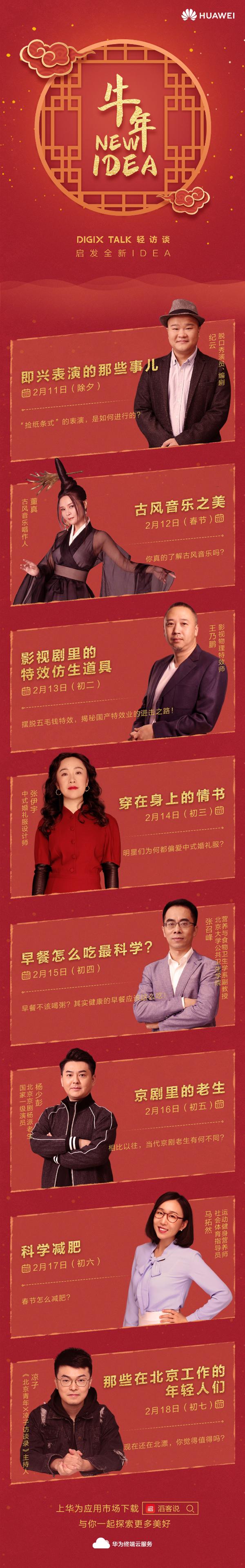 DIGIX TALK新春特辑丨牛年New Idea，8天连播开启2021