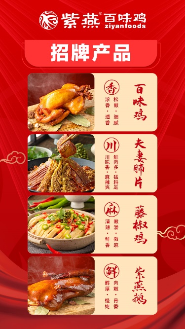 紫燕百味鸡在四川、湖北、广州开放单店加盟