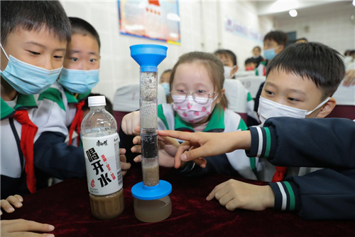 2021世界水日，康师傅水教育走进天津开发区第一小学