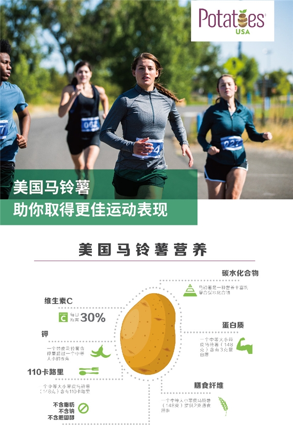 2021樱花跑女子10公里“樱”你而来，美国马铃薯助你取得更佳运动表现！
