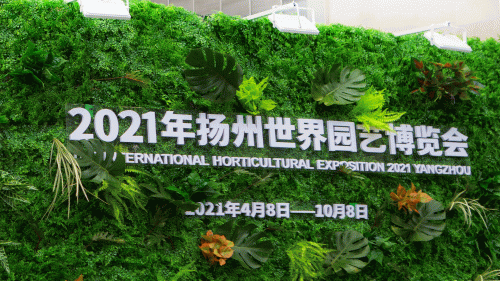 推介会上,负责世园会项目推介的刘晓丽说道:2021年扬州世园会以"绿色