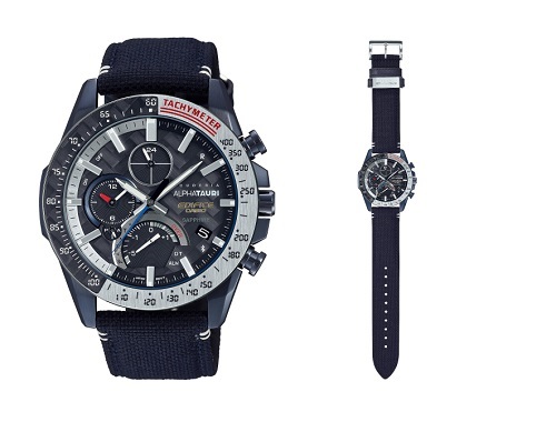 卡西欧与 F1 Scuderia AlphaTauri赛车队 推出新款合作6K碳纤维EDIFICE手表