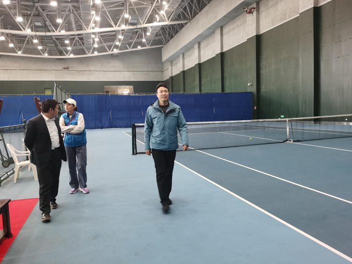 全国网球冠军刘南楠做客徐州奥体中心，助力北泰徐州网球俱乐部腾飞
