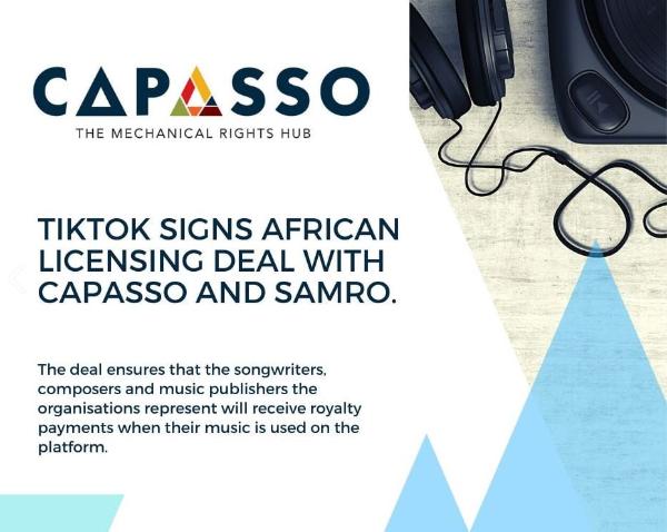 TikTok与非洲音乐版权机构达成协议，保护当地艺术家利益