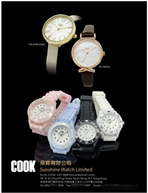 源自欧洲的Cook手表，可靠的性能闻名于世