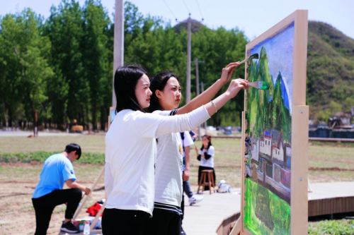 保定市2021年度易水湖项目集中开工仪式在圆歌·易水旅游度假区隆重举行