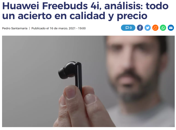 HUAWEI FreeBuds 4i掀起国民TWS耳机热潮 欧洲媒体：i了i了