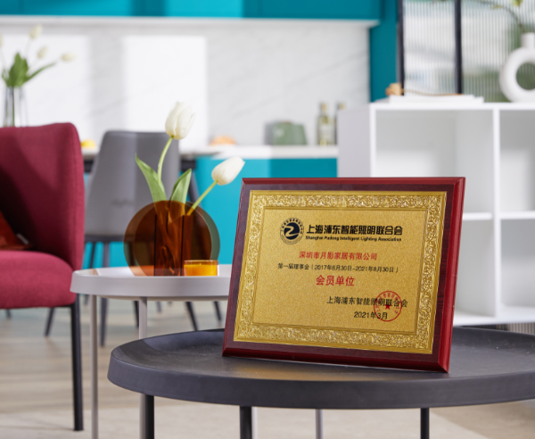 助力智能照明发展！月影家居加入上海浦东智能照明联合会！