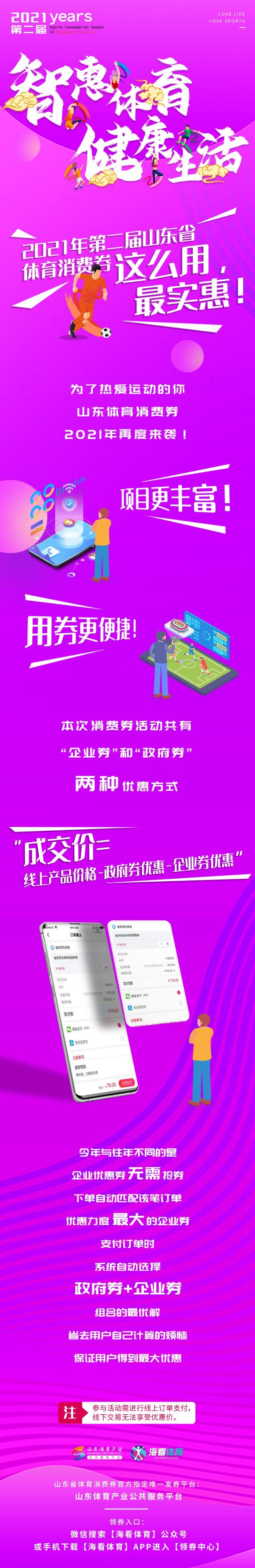  倒计时3天 | 省钱提示！2021第二届山东省体育消费券帮你自动匹配最优组合！