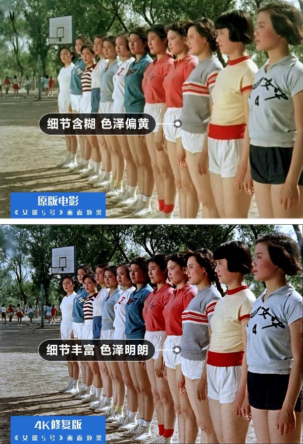 4K修复版《女篮5号》上影节首映 中国移动咪咕5G超高清+AI技术重现经典影片魅力