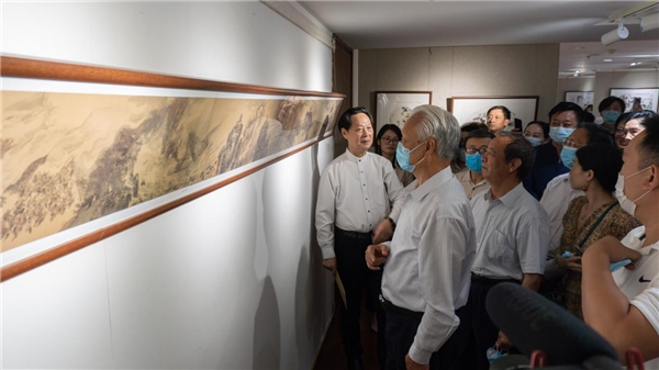 汪国新从艺70年报恩展在北京荣宝斋美术馆拉开序幕