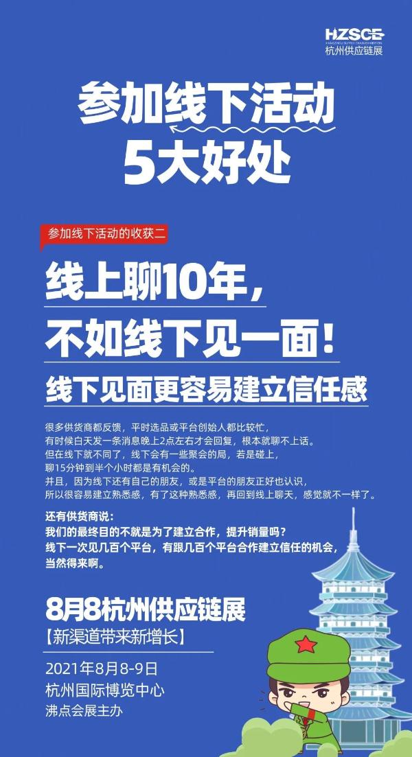 有了社群团购平台微信号，为什么还要参加8月8杭州供应链展吗？