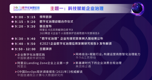  2021中国互联网大会数字化治理论坛报名通道全面开通 