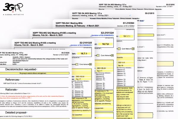 2021年以来亚信科技11项5G技术提案获批成为3GPP国际标准