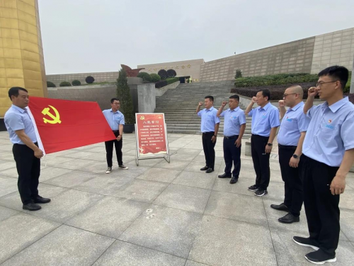 中建一局安装公司第七大项目部党支部开展 “学党史 感党恩 跟党走”主题党日