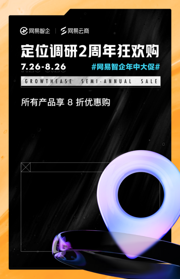 燥热夏天，一起搞事！网易智企年中大促来了!