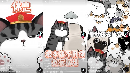 抖音防沉迷视频上新吾皇猫提醒用户注意休息