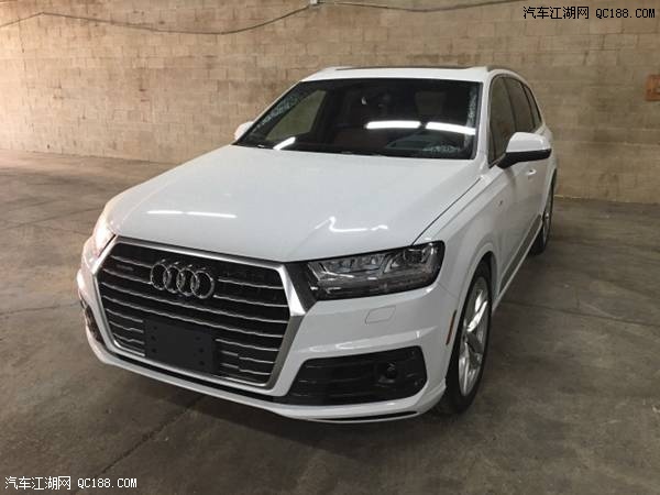 18款奥迪Q7 3.0T黑外棕内八速加规版评测