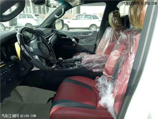 黑红双色内饰 18款雷克萨斯570加版特价