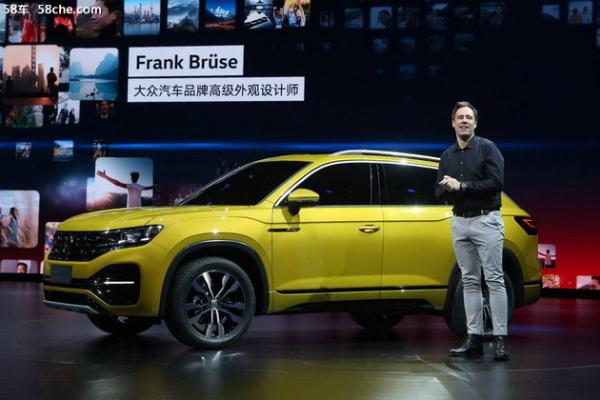 一汽-大众首款中型SUV首发 外形硬朗