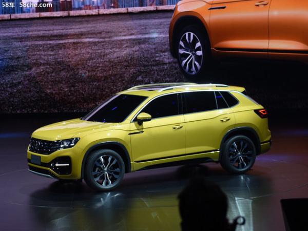 一汽-大众首款中型SUV首发 外形硬朗