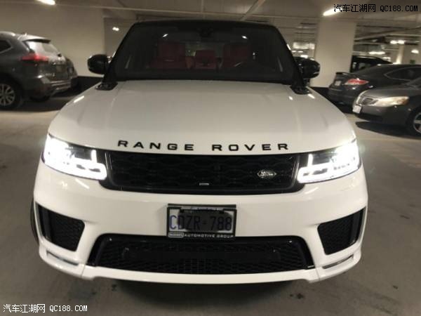 18款欧规路虎揽胜运动版白色现车最新价格