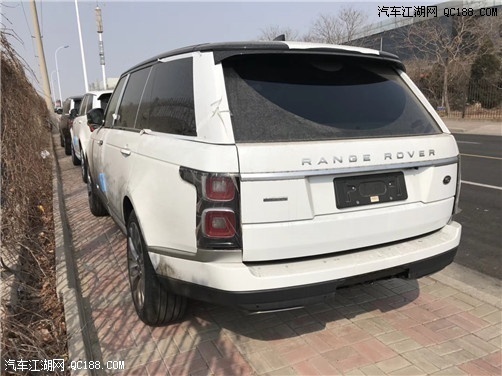 18款路虎揽胜3.0白外红内HSE行政版报价