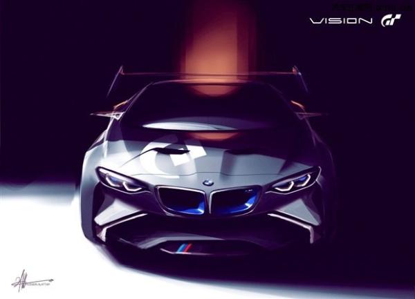 原创奥迪e-tron Vision GT概念车预告图发布