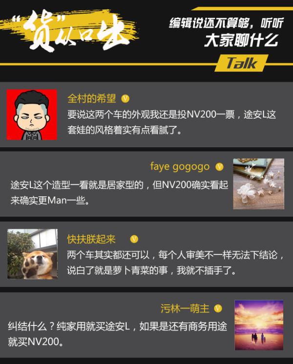 听说你要换MPV? 日产NV200过招途安L