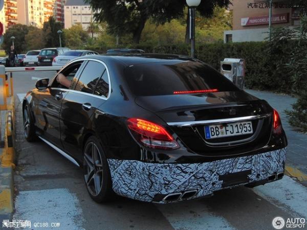 匹配9速自动变速箱 全新奔驰AMG C63谍照