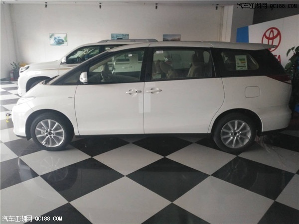 18款丰田大霸王普瑞维亚双天窗7座版解析