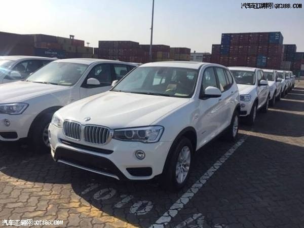 17款宝马X3 2.0T自动白棕汽油5座版实拍