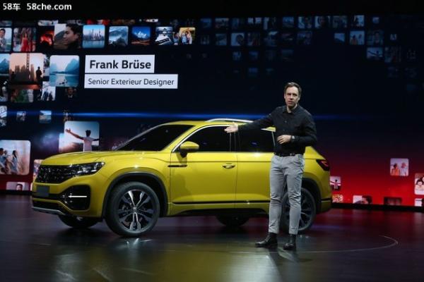 一汽-大众首款中型SUV首发 外形硬朗