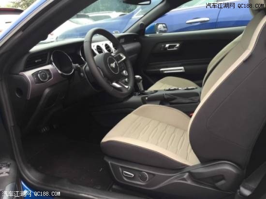 2017款福特野马2.3T电光蓝/米黑加版解读