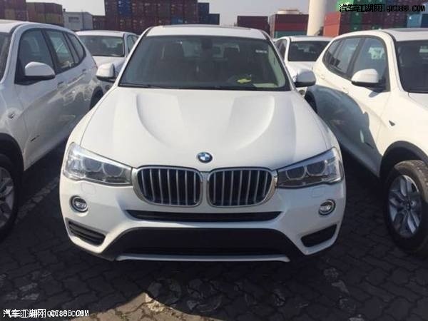 17款宝马X3 2.0T自动白棕汽油5座版实拍
