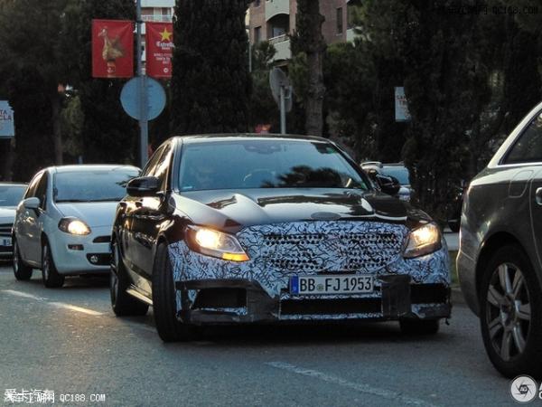 匹配9速自动变速箱 全新奔驰AMG C63谍照