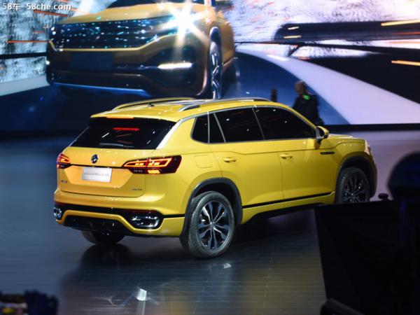 一汽-大众首款中型SUV首发 外形硬朗