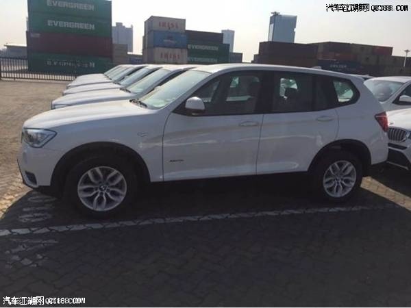 17款宝马X3 2.0T自动白棕汽油5座版实拍