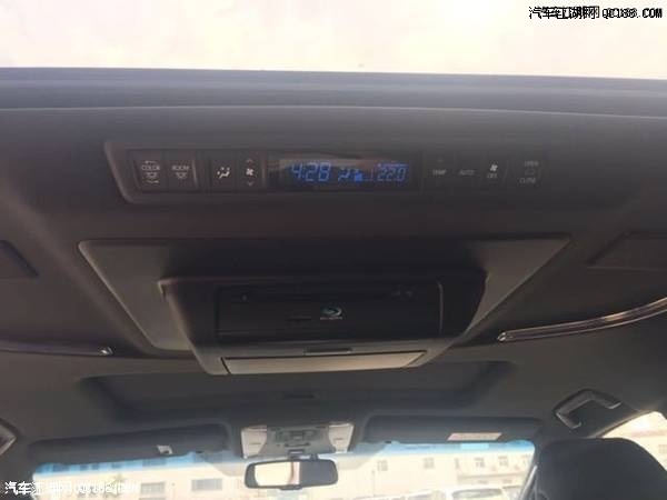 2017款丰田埃尔法3.5两驱白外黑内版解析