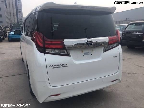 2017款丰田埃尔法3.5两驱白外黑内版解析