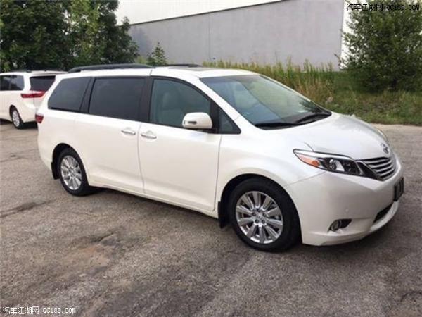 进口17款丰田塞纳3.5L商务车七座报价